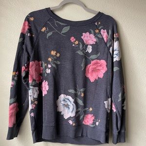 Floral Old Navy sweatshirt, size medium